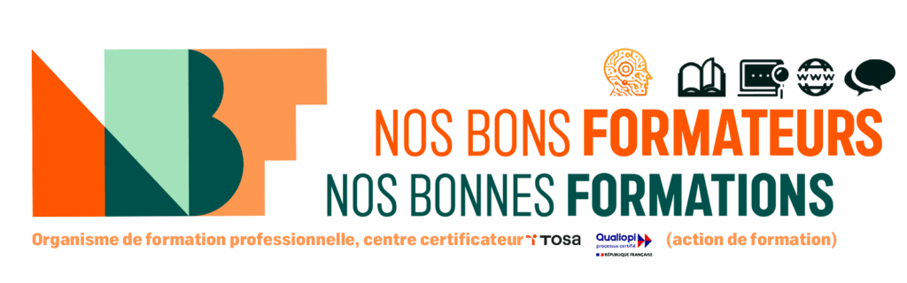 Bannière sans fond représentant une composition graphique avec le logo NBComm, des éléments géométriques stylisés et des tons violets et bleus