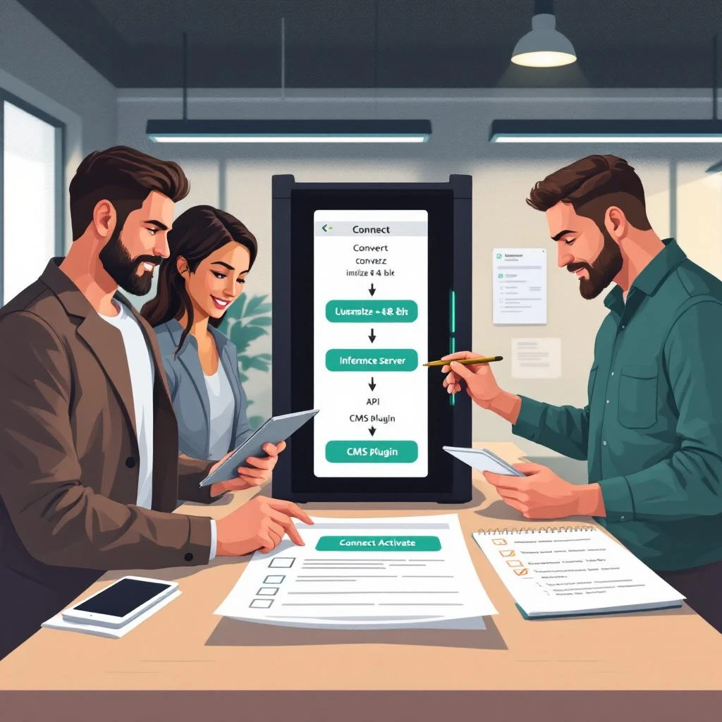 Image mise en avant pour l'article : Déployer Mistral auto‑hébergé pour WordPress : guide actionnable