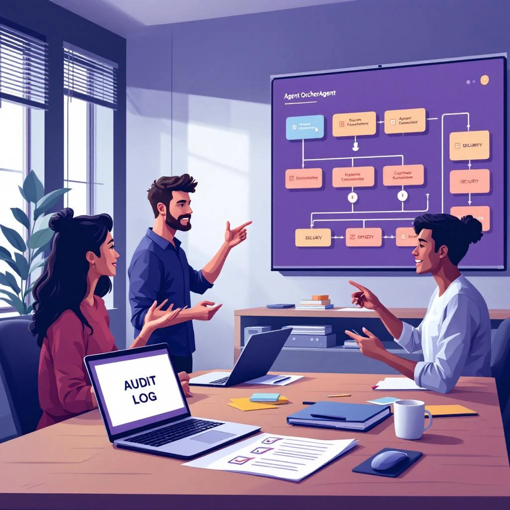 Image mise en avant pour l'article : Agents IA autonomes en agence WordPress — déployer, sécuriser et auditer