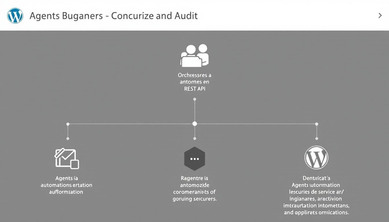 Illustration inline pour l'article : Agents IA autonomes en agence WordPress — déployer, sécuriser et auditer