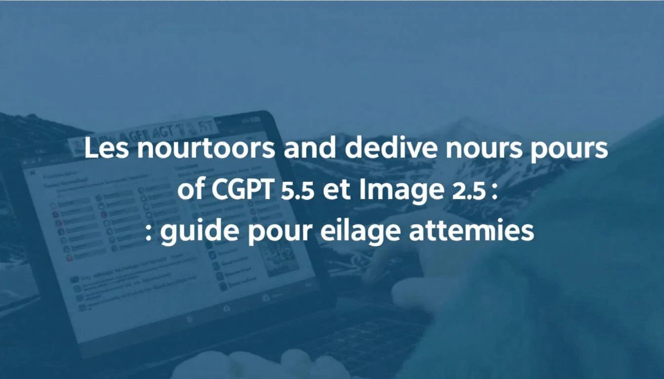 Illustration inline pour l'article : Les nouveautés de ChatGPT 5.5 et Images 2 : guide pour équipes pédagogiques