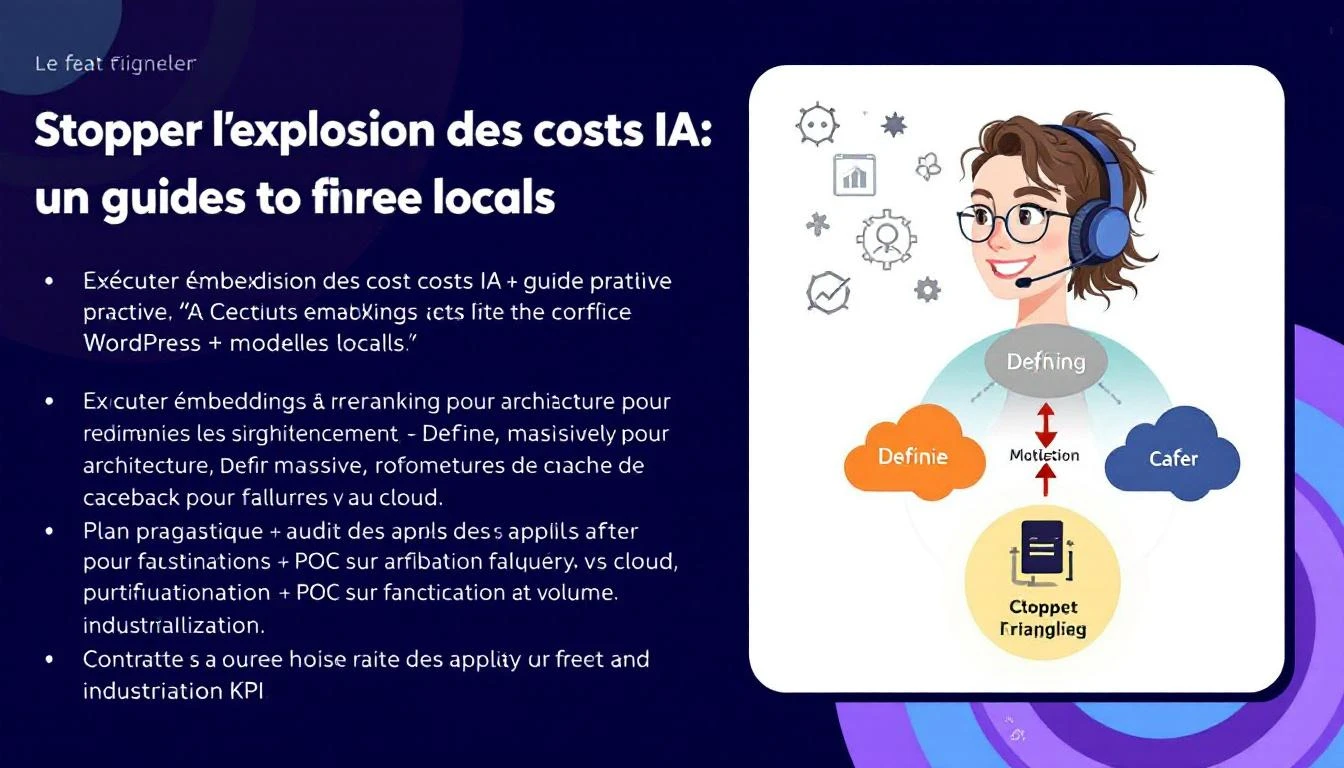 Illustration inline pour l'article : Stopper l’explosion des coûts IA : guide pratique pour architectures hybrides WordPress + modèles locaux