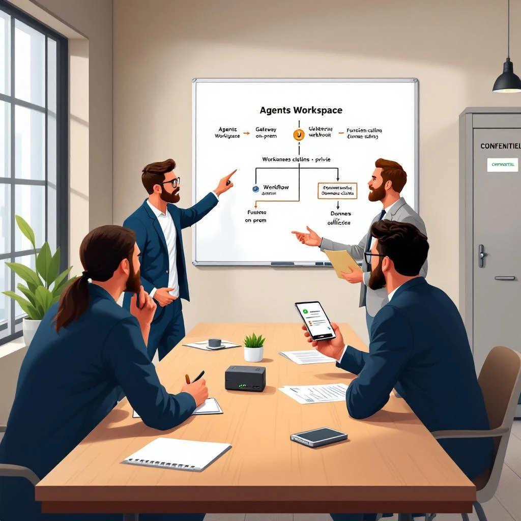 Image mise en avant pour l'article : Workspace Agents OpenAI : automatiser workflows WordPress sans exposer les données clients