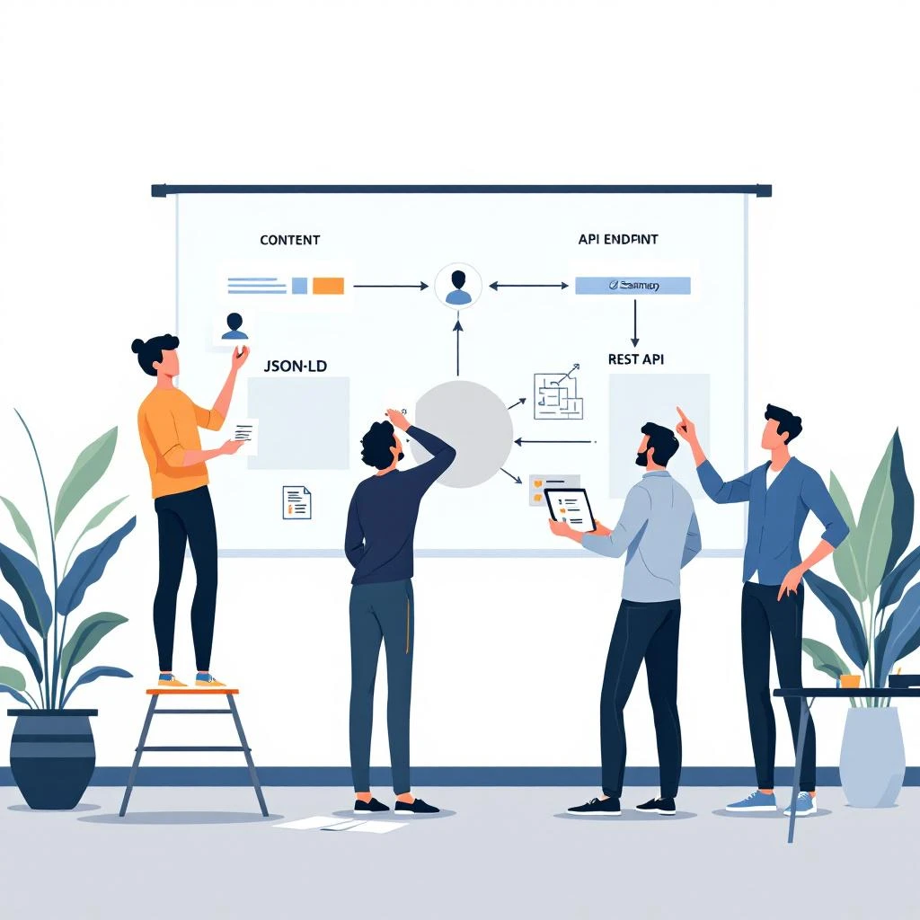 Image mise en avant pour l'article : Devenir Preferred Source pour agents IA : stratégie SEO WordPress